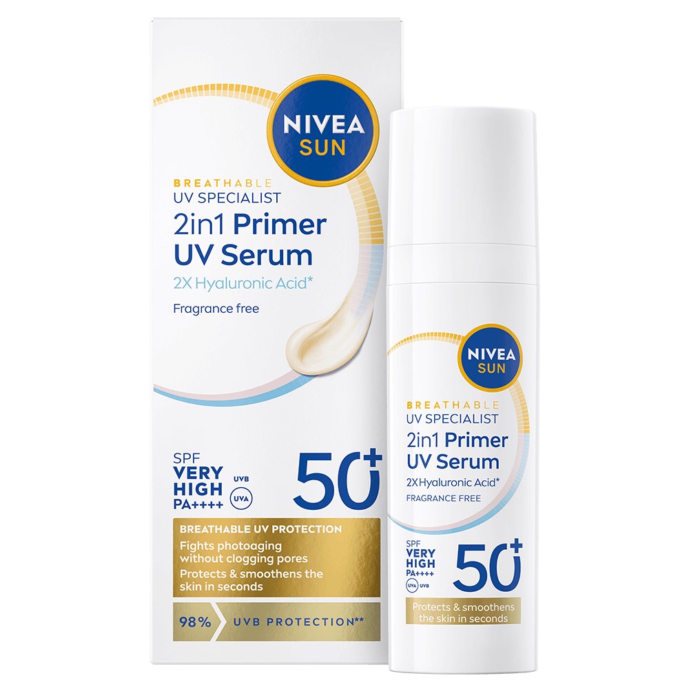 NIVEA SUN UV Face specialist 2in1 Primer Daily UV Serum SPF 50 +