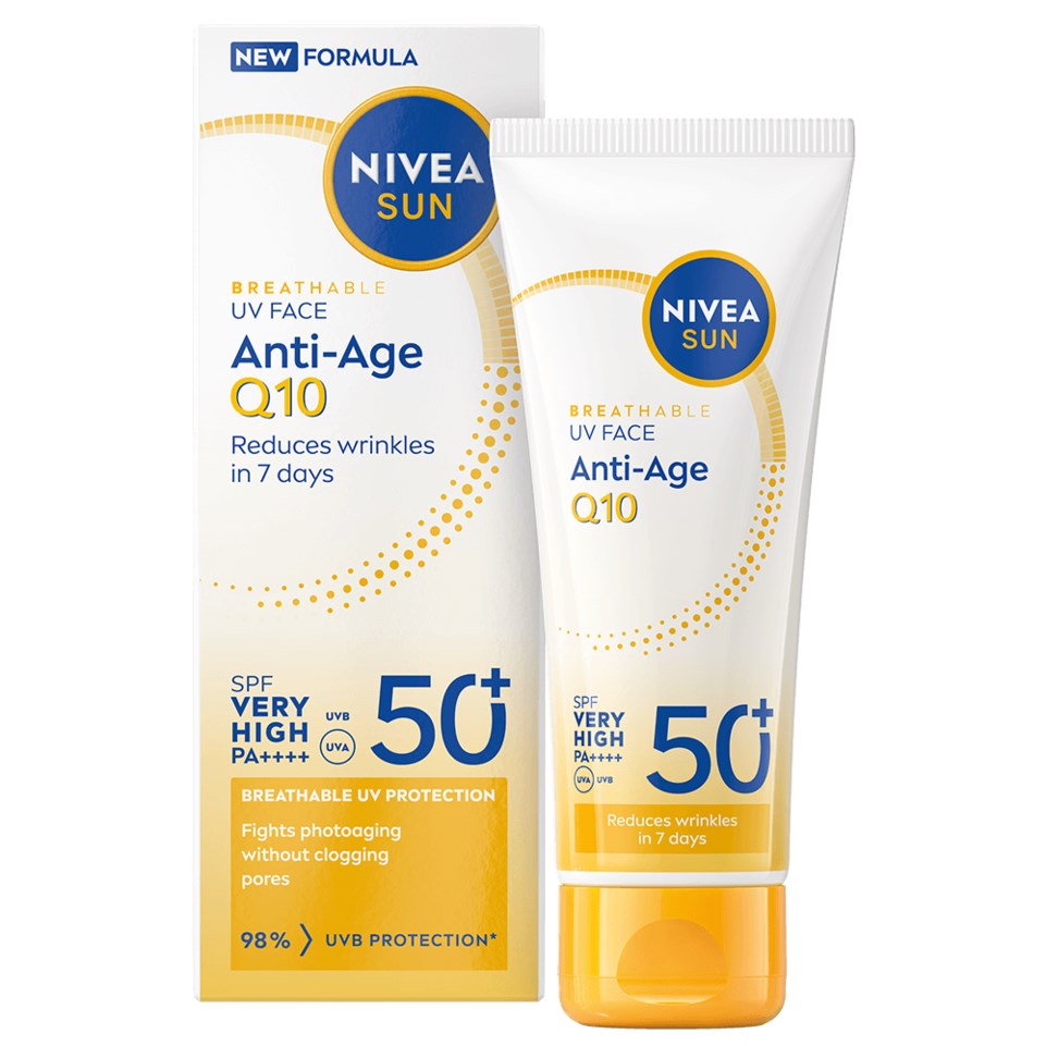 NIVEA SUN UV Face Anti-Age Q10 Cream SPF 50+ 40 ml