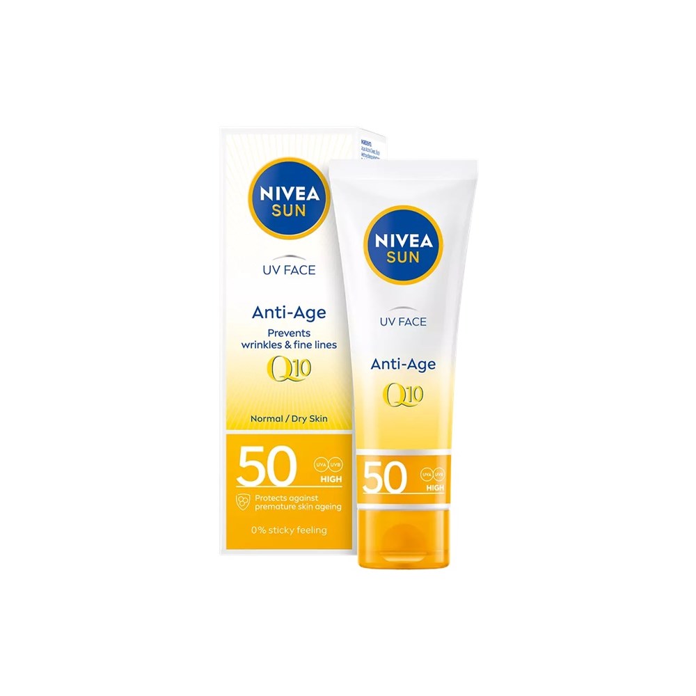 NIVEA SUN UV Face Anti Age Q10 Cream SPF 50 50 ml