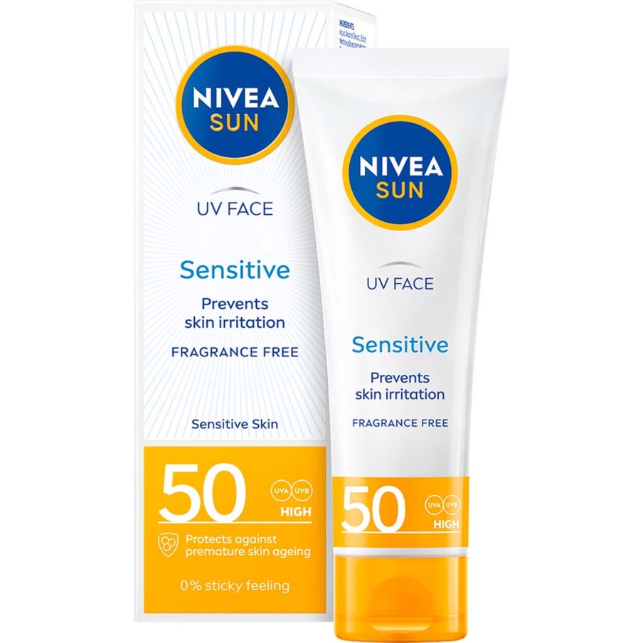 NIVEA SUN UV Face Sensitive Cream SPF50 50 ml