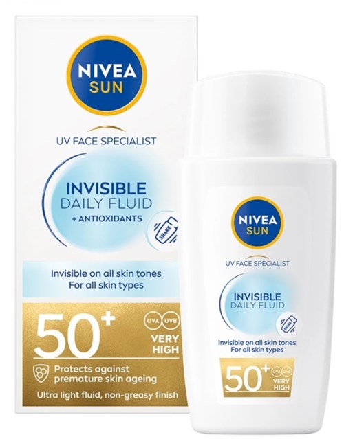 NIVEA SUN UV Face Invisible Daily Fluid SPF 50+ 40 ml