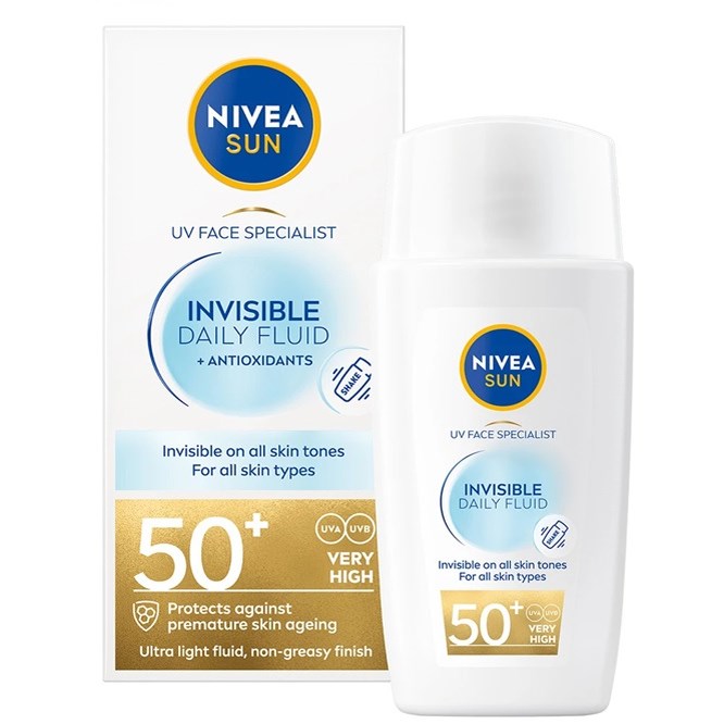 NIVEA SUN UV Face Invisible Daily Fluid SPF 50+ 40 ml