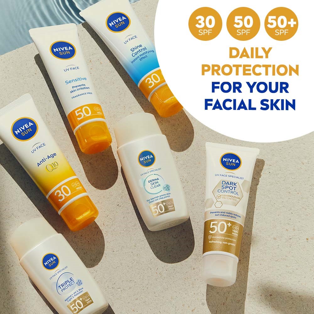 NIVEA SUN UV Face Specialist Triple Protect Fluid SPF50+ 40 ml (obrázok 8)