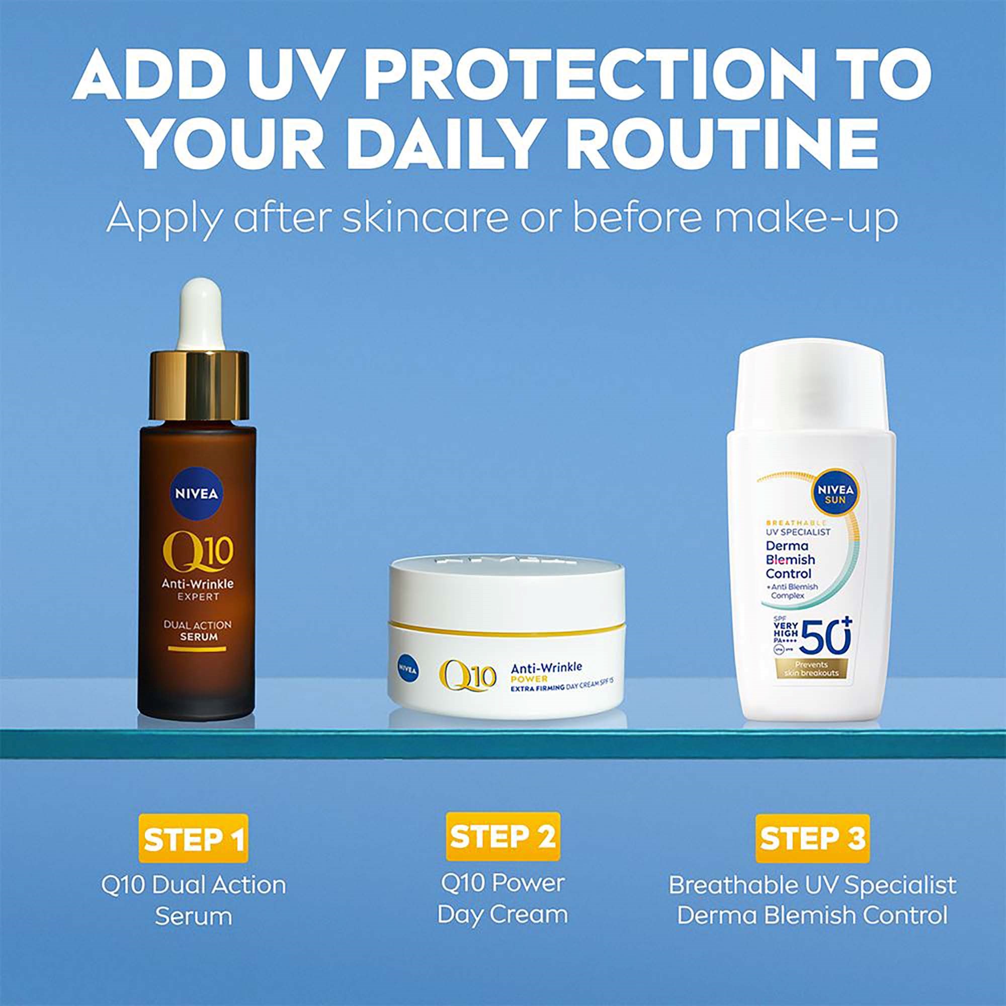 NIVEA SUN UV Face Specialist Derma Skin Clear SPF50+ 40 ml (obrázok 8)