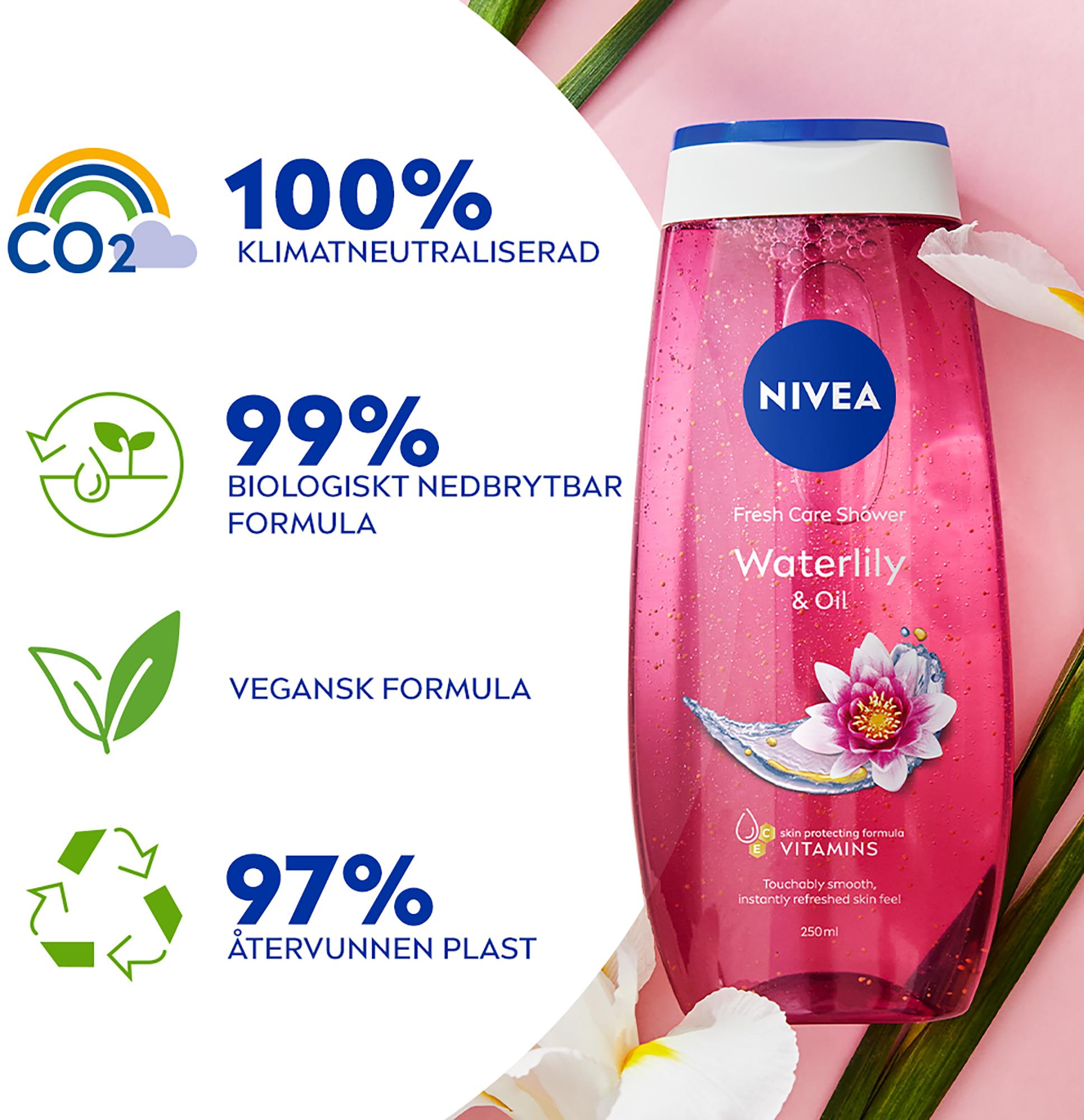 NIVEA Waterlily Oil Shower Gel 250 Ml Lyko nivea-waterlily-oil-shower-gel-250-ml-lyko
