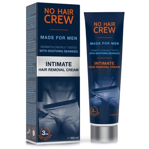 No Hair Crew Intimate Hair Removal Cream 100 ml billede