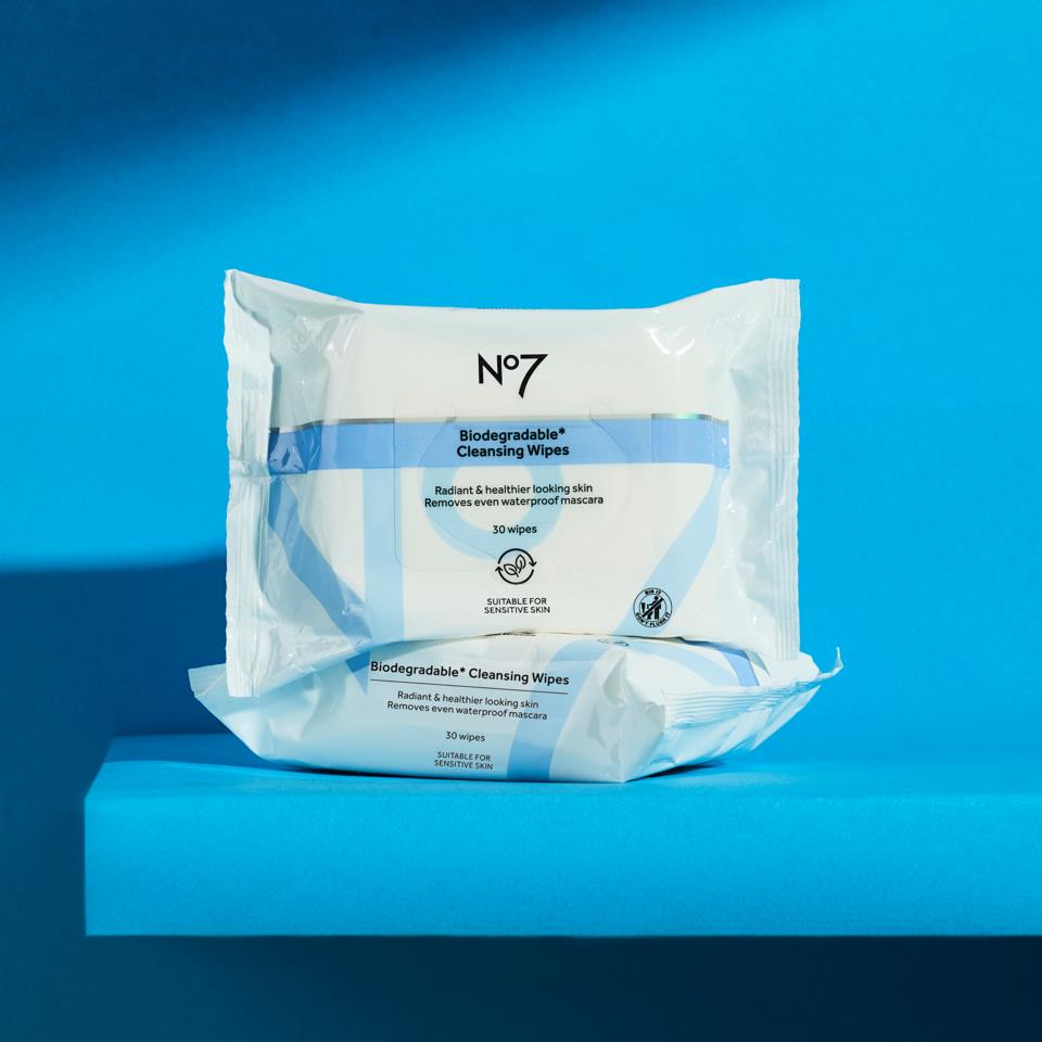 No7 Essential Cleansing Biodegradable Wipes 30 pcs
