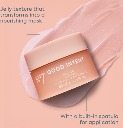 Желейная маска для лица No7 Good Intent Bouncy Jelly Mask увлажняющая, с гиалуроновой кислотой — фото 3