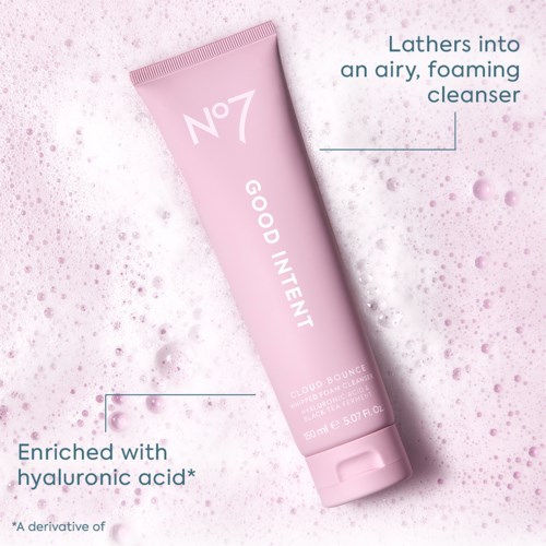 Пенка для умывания No7 Good Intent Cloud Bounce Whipped Foam Cleanser с гиалуроновой кислотой — фото 3