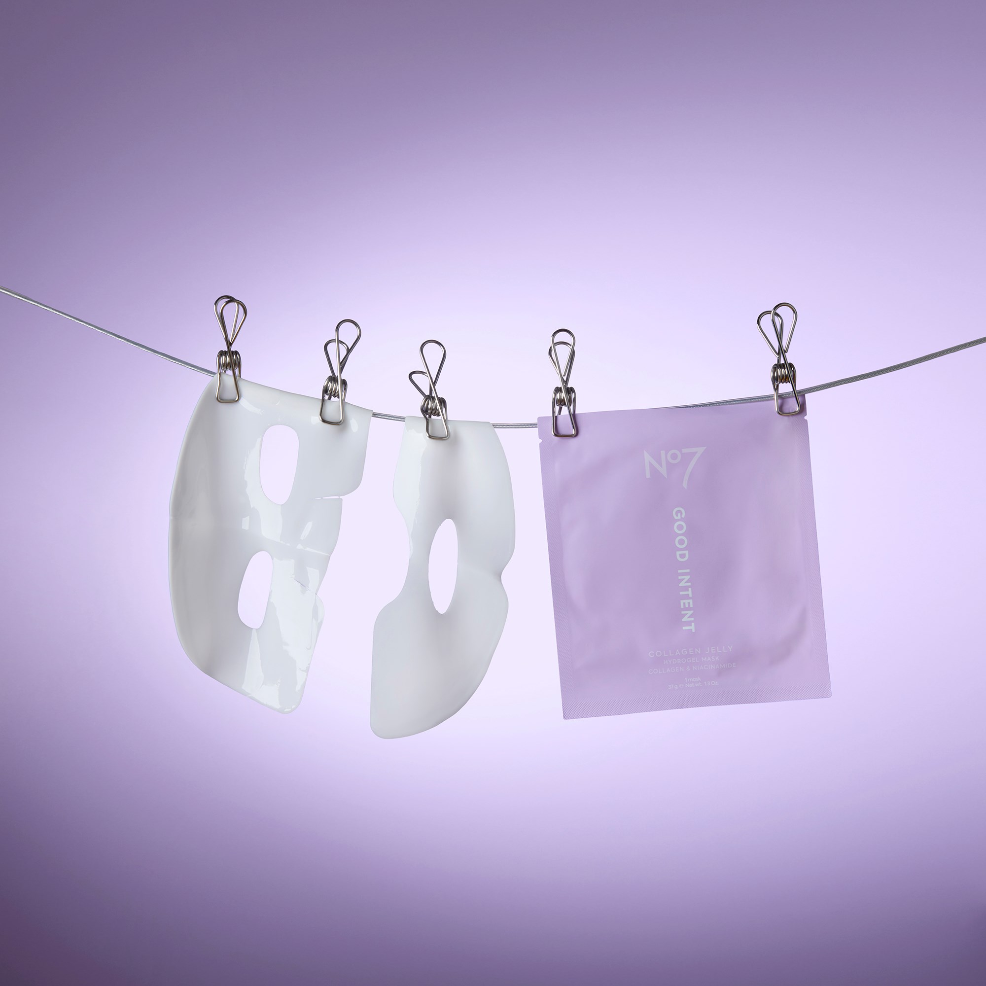 No7 Good Intent Jelly Hydrogel Face Mask (obrázok 3)