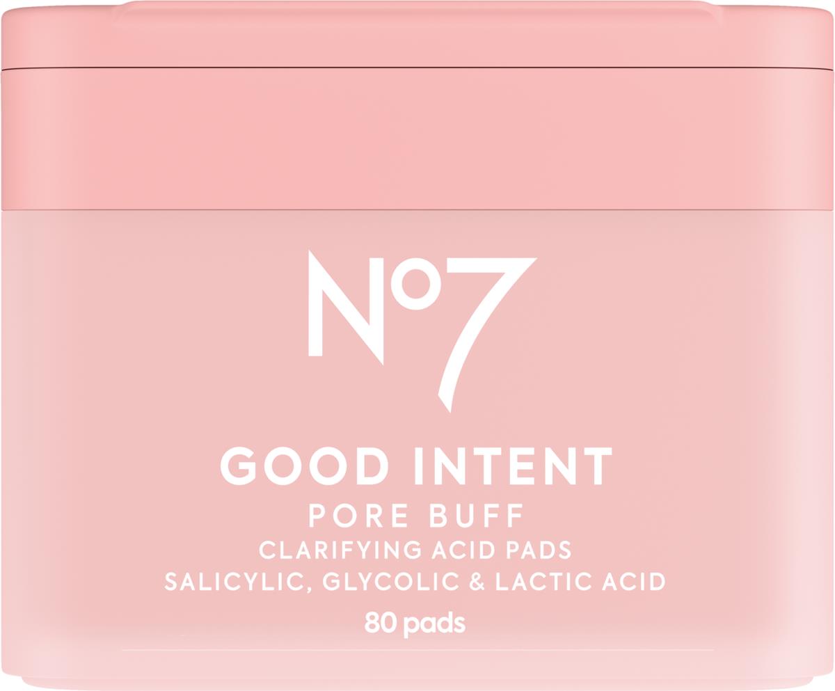 No7 Good Intent Pore Buff Clarifying Acid Pads | lyko.com