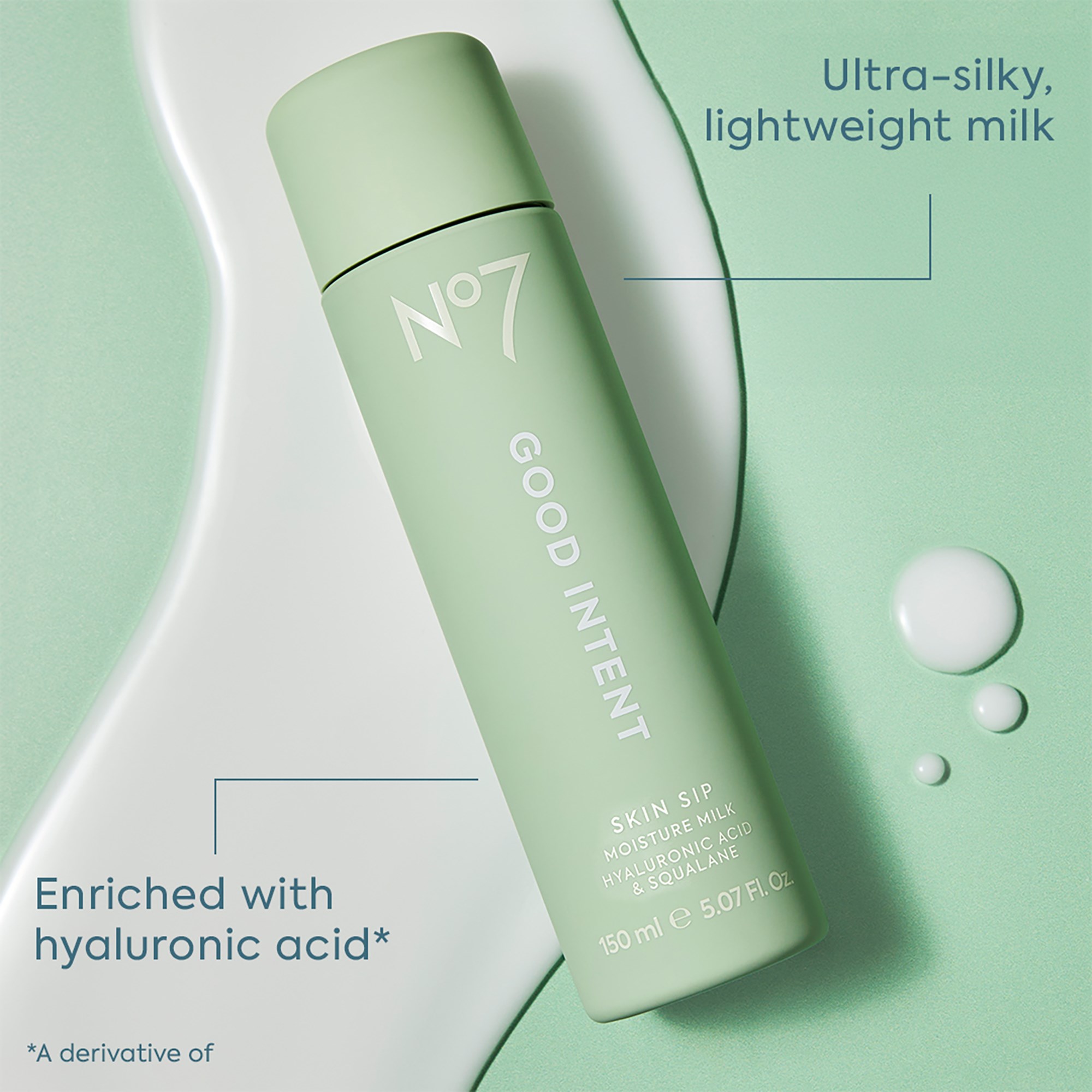 No7 Good Intent Skin Sip Moisture Milk (obrázok 3)
