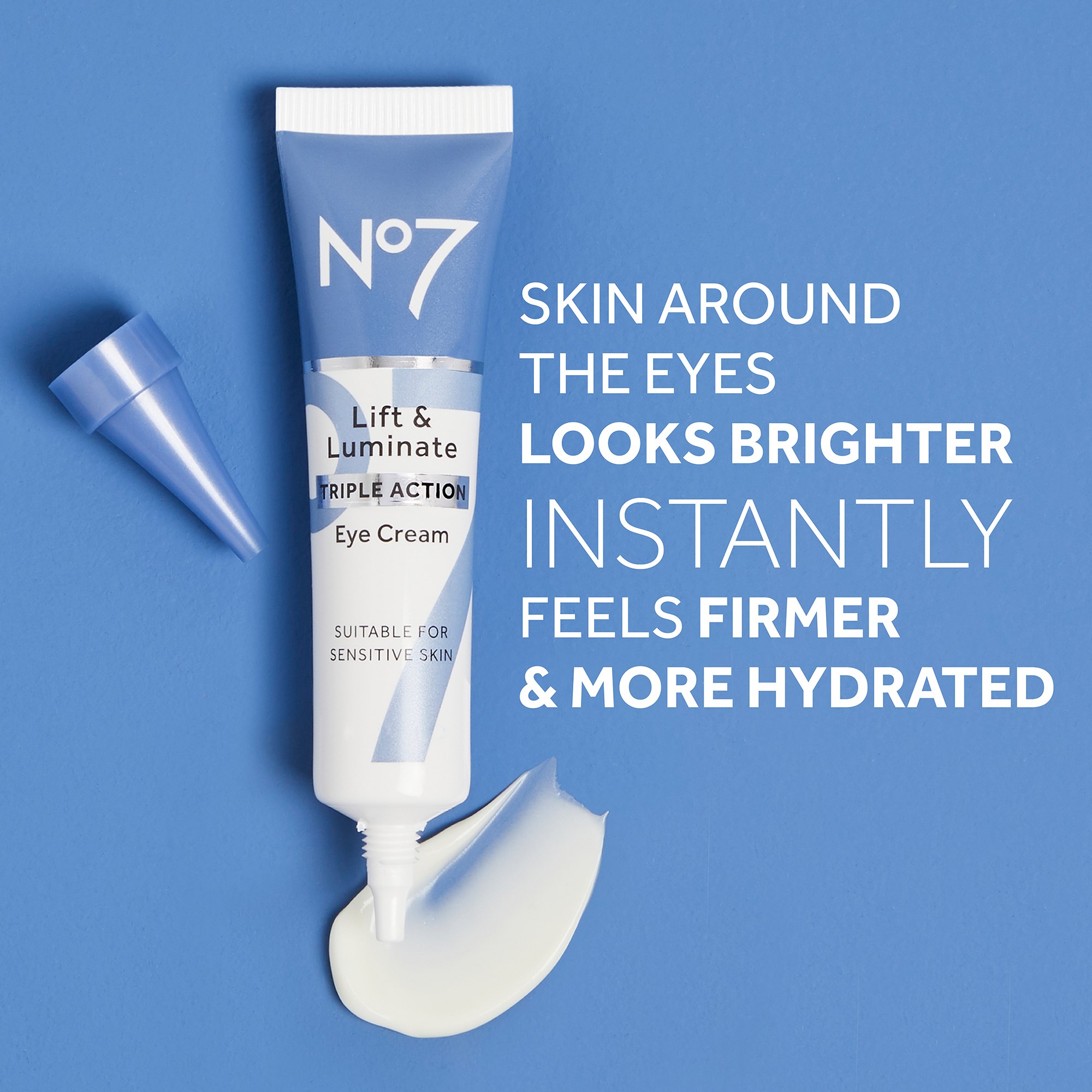 No7 Lift & Luminate Triple Action Eye Cream 15 ml (obrázok 4)