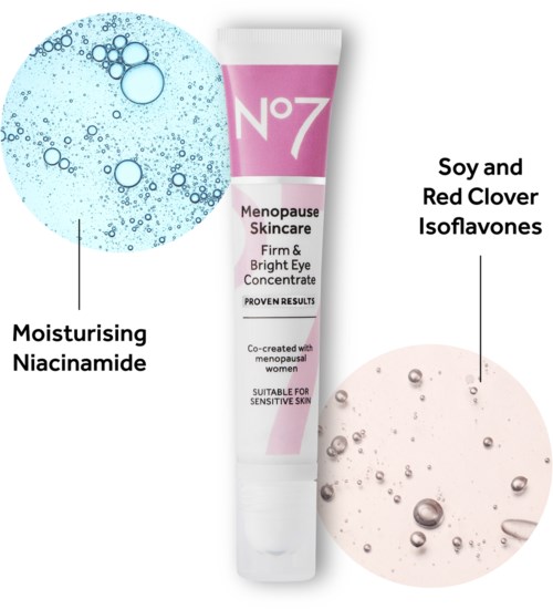 No7 Menopause Firm & Bright Eye Concentrate 15 ml | lyko.com