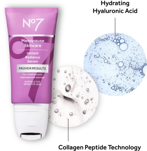 No7 Menopause Instant Radiance Serum 30 ml