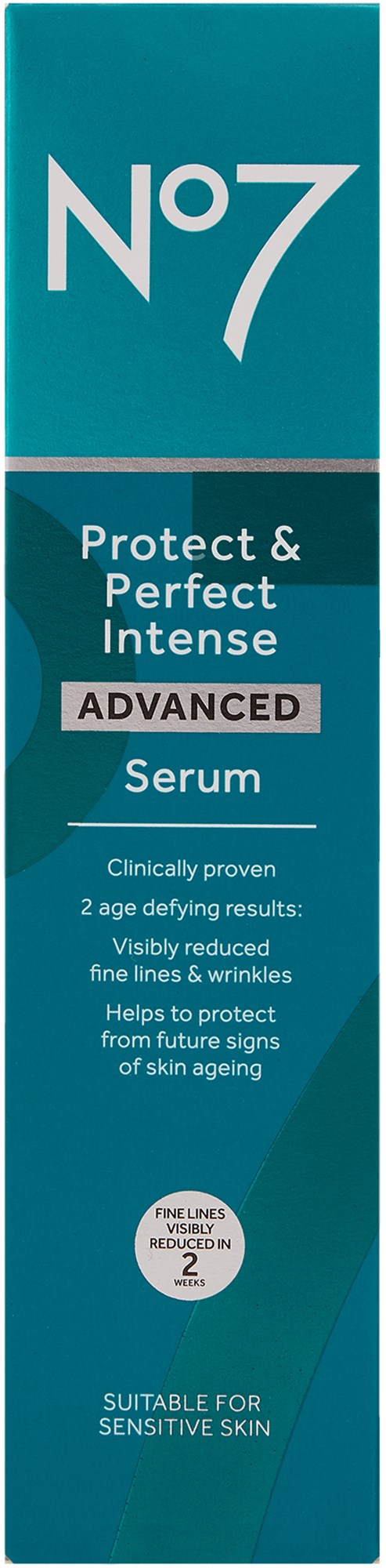 No7 Protect & Perfect Intense Serum, voor gevoelige huid, vermindert rimpels, helpt huid jong te laten lijken.