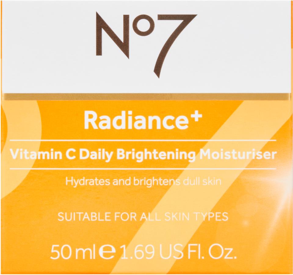 No7 Radiance+ Daily Brightening Moisturiser 50 ml
