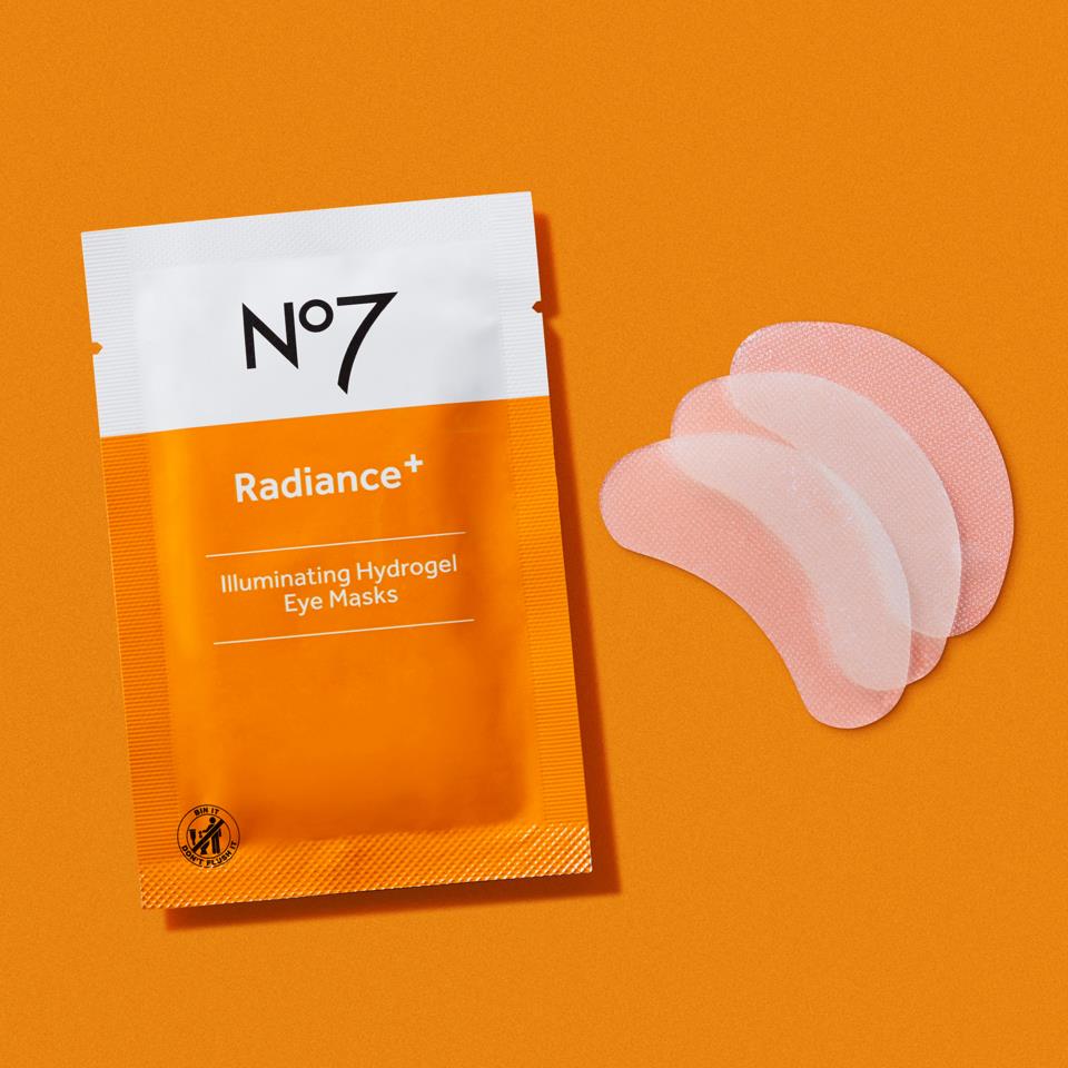 No7 Radiance+ Hydrogel Eye Masks 15 g