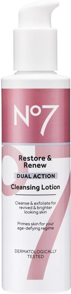 No7 Restore & Renew Cleansing Lotion 200 ml