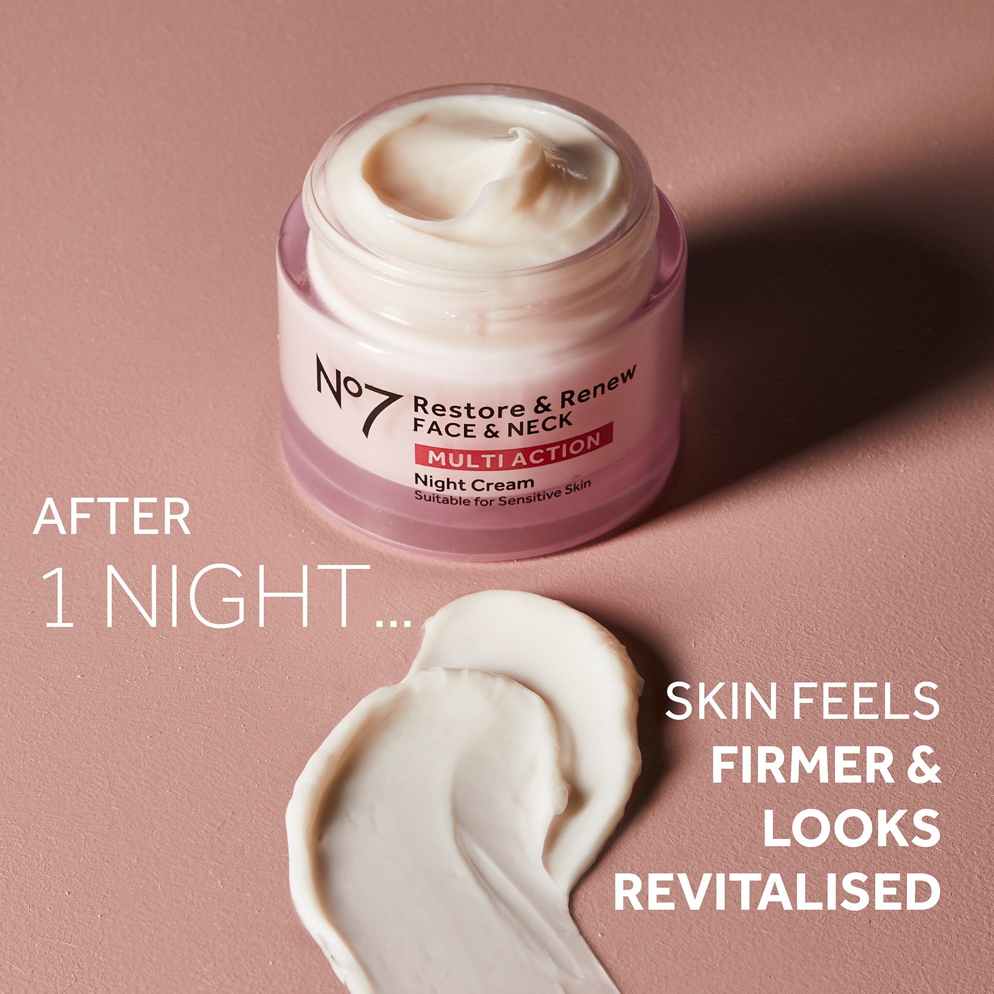 No7 Restore & Renew Multi Action Night Cream 50 ml (obrázok 4)