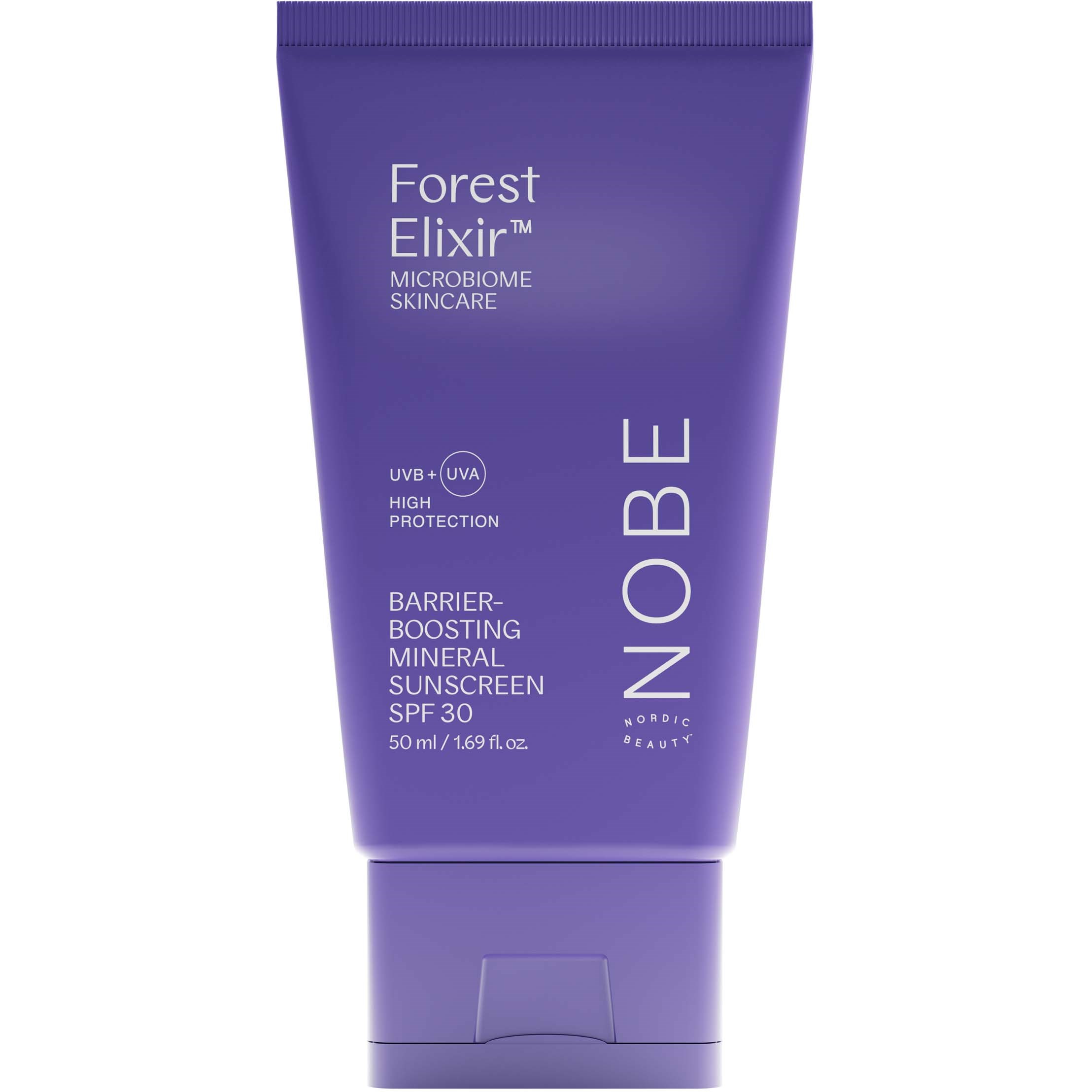 Läs mer om NOBE Forest Elixir™ Barrier-Boosting Mineral Sunscreen SPF 30 50