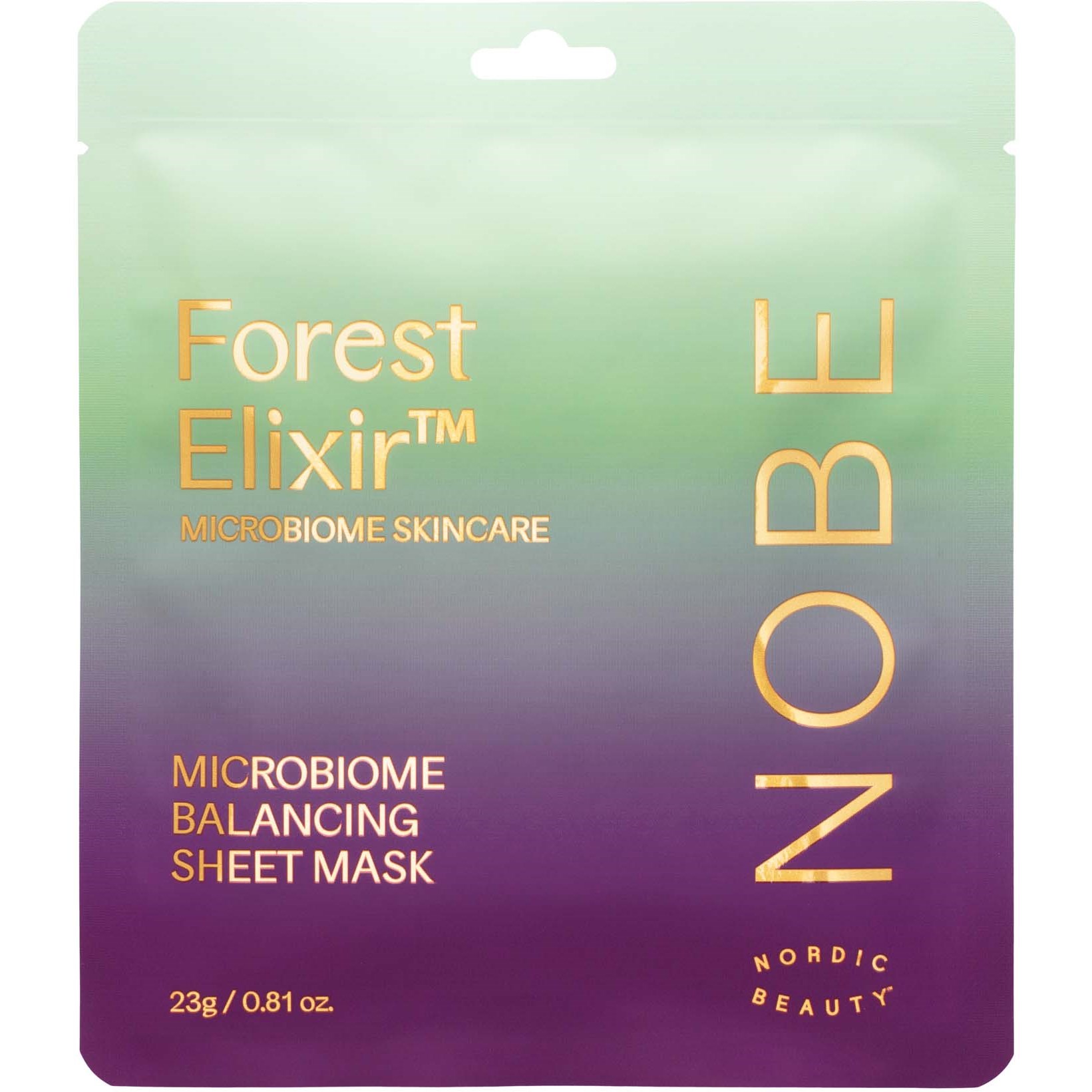 NOBE Forest Elixir™ Microbiome Balancing Sheet Mask
