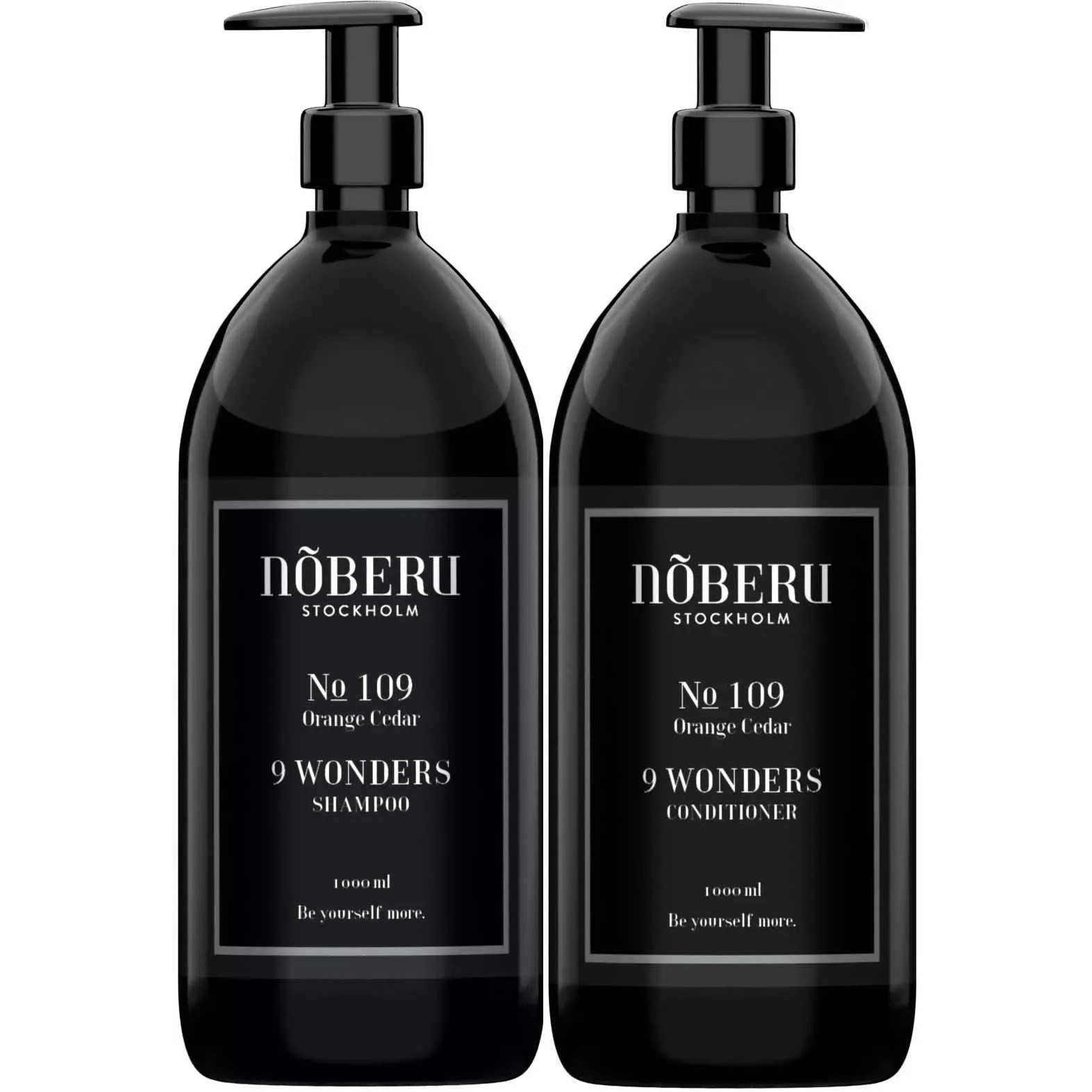 Nõberu of Sweden 9 Wonders Bundle Shampoo 1000 ml & Conditioner 1