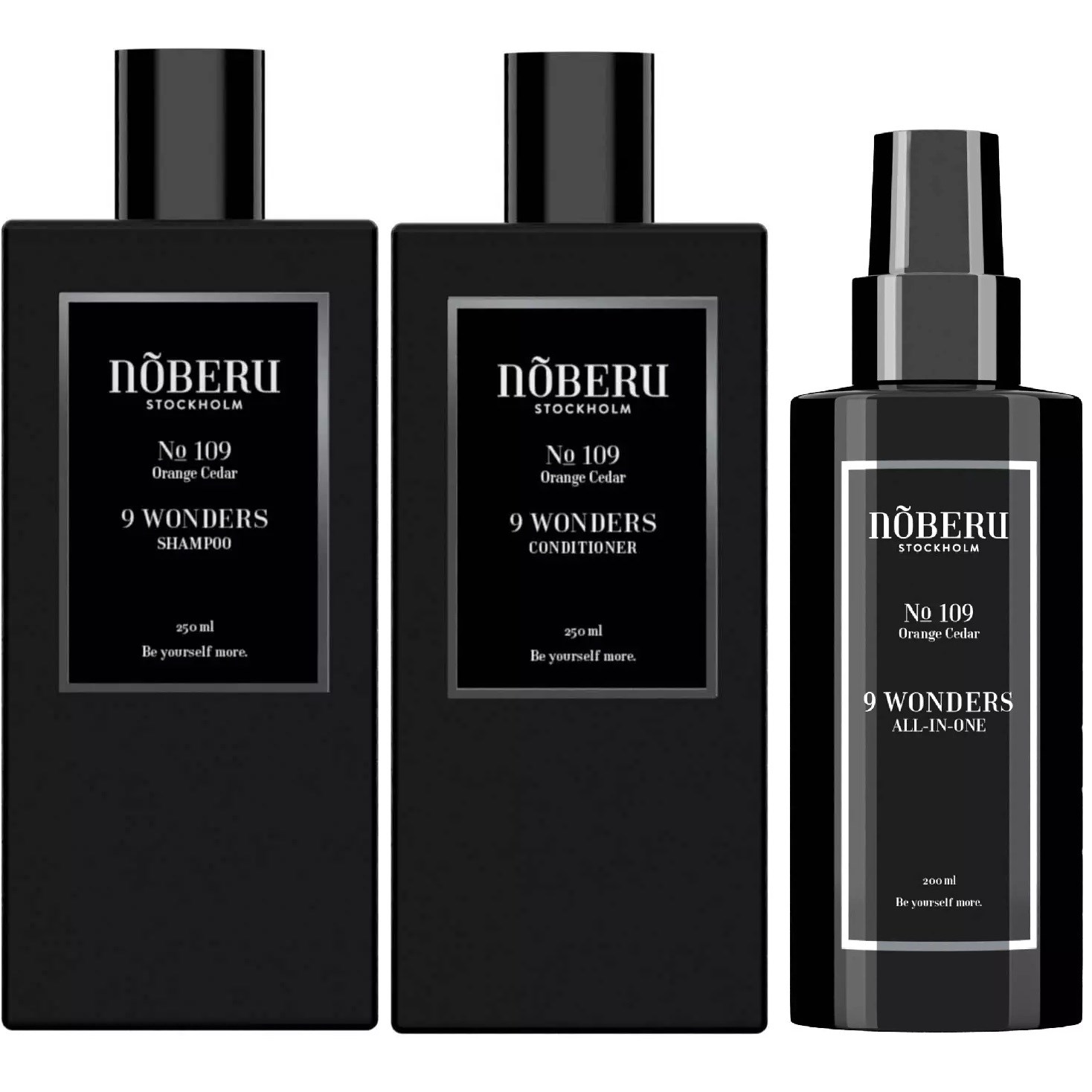 Nõberu of Sweden 9 Wonders Bundle Shampoo 250 ml & Conditioner 25