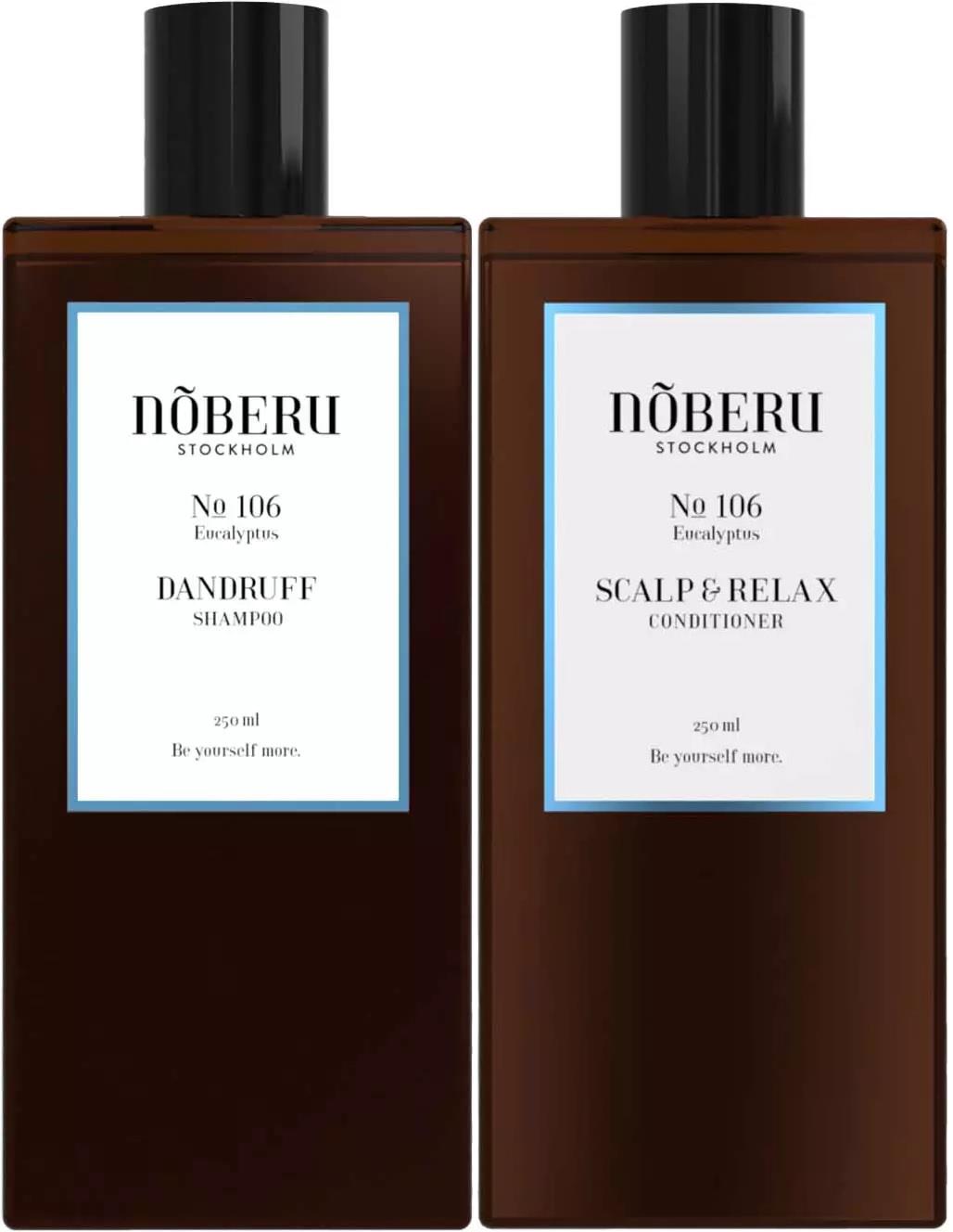 Nõberu Stockholm Bundle Dandruff Shampoo 250 ml & Scalp & Relax Conditioner 250 ml