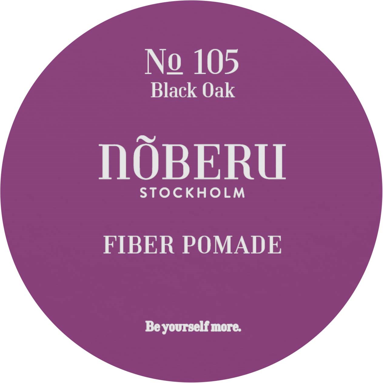 Nõberu of Sweden Fiber Pomade No 105 Black Oak 90 ml