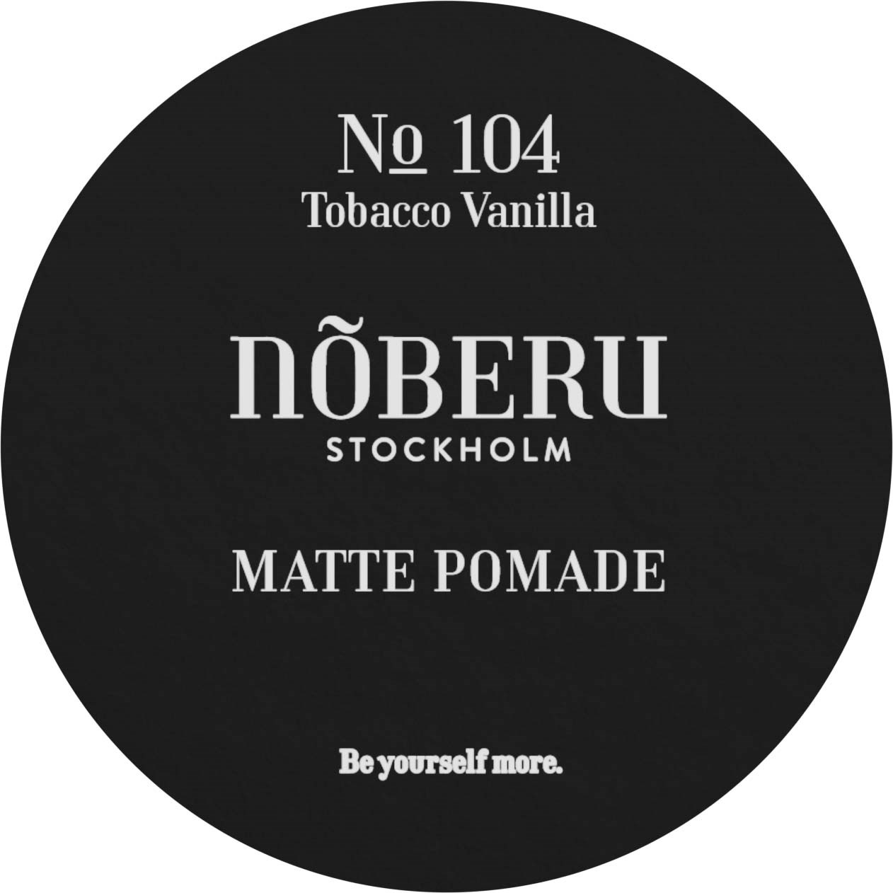 Nõberu of Sweden   Matte Pomade No 104 Tobacco Vanilla 90 ml