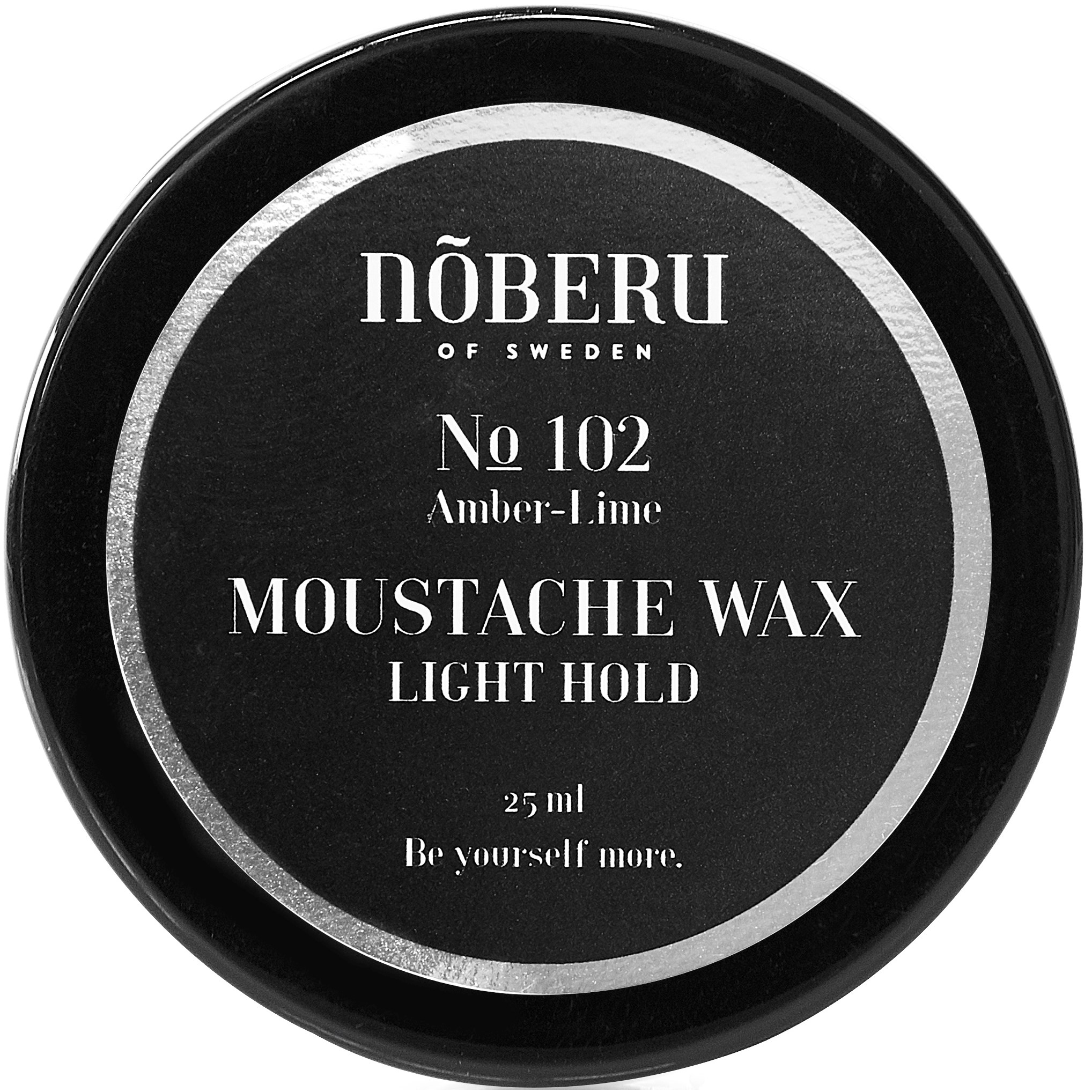 Nõberu of Sweden Moustache Wax Light Hold Amber Lime 25 ml