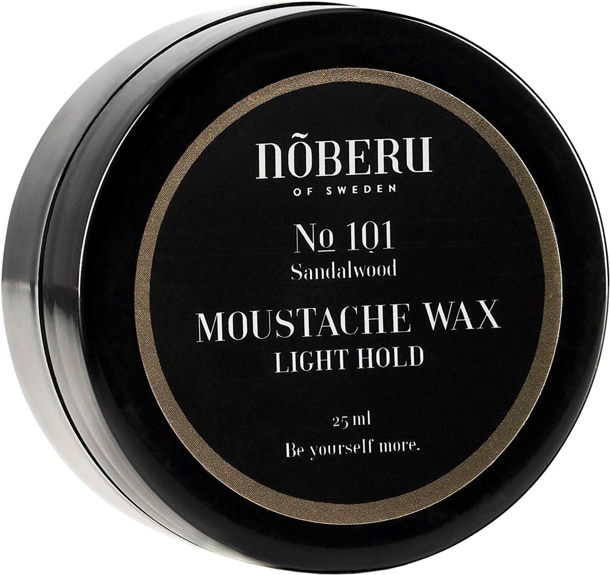 Nõberu of Sweden Moustache Wax Light Hold Sandalwood 25 ml