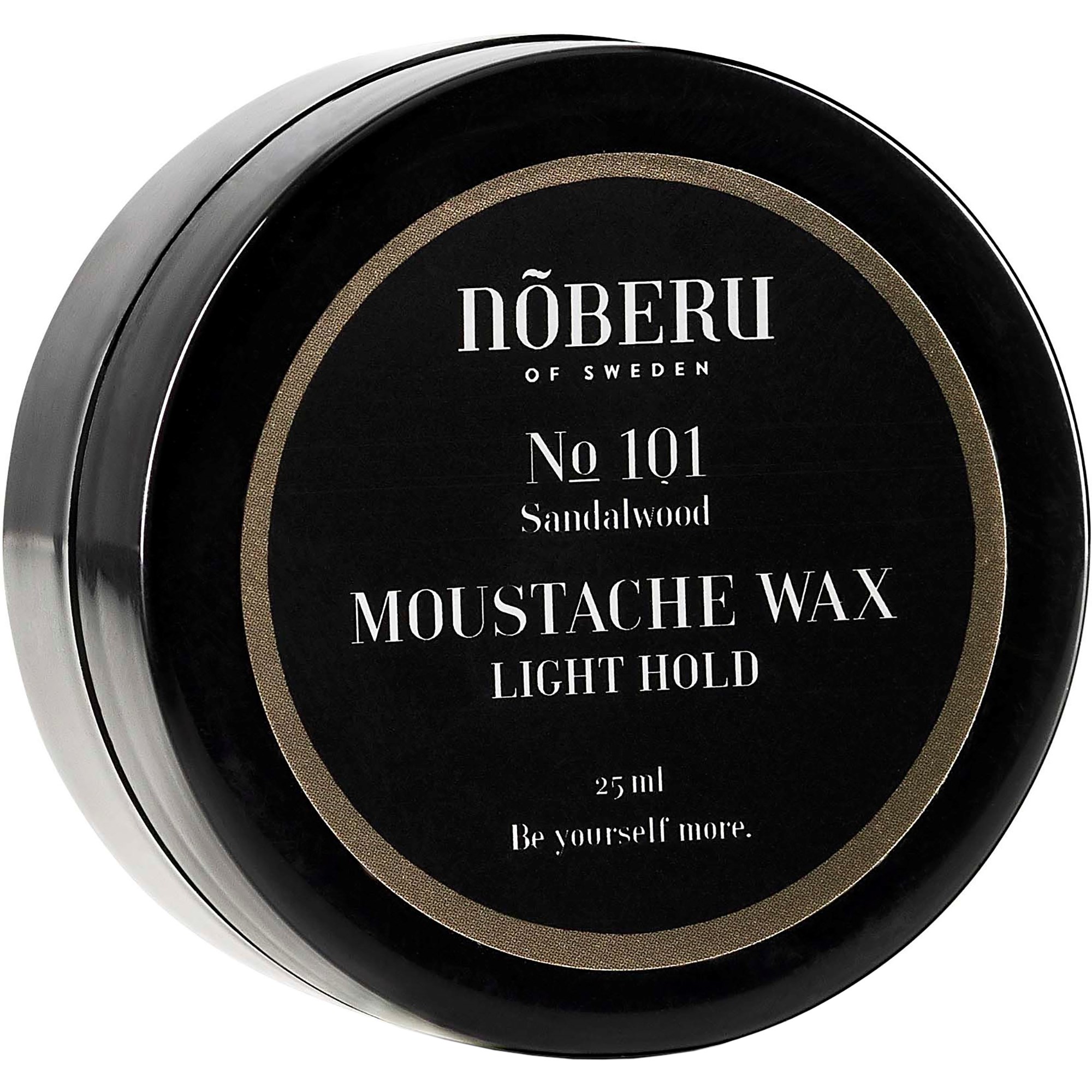 Nõberu of Sweden Moustache Wax Light Hold No 101 Sandalwood 25 billede