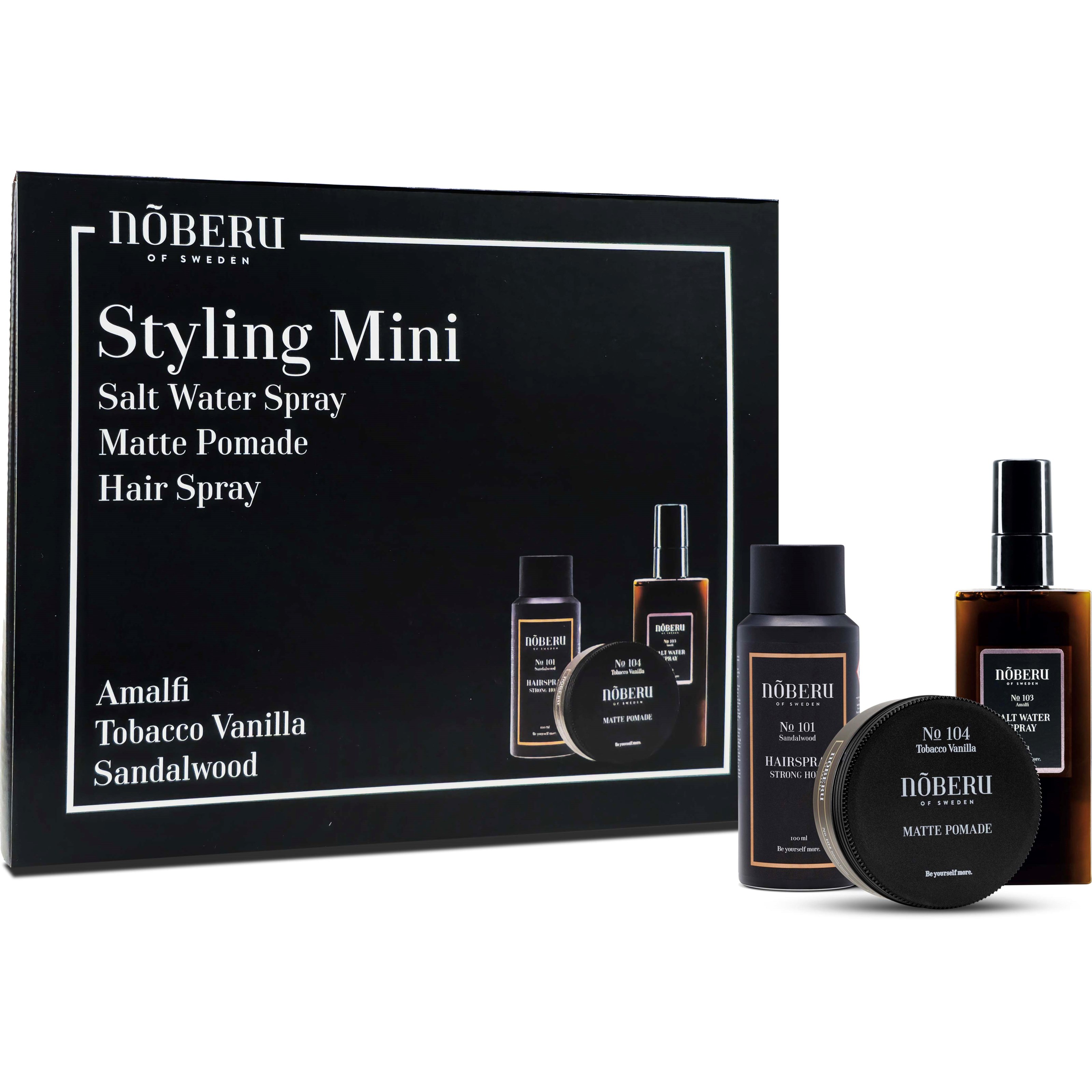 Nõberu of Sweden Styling Mini Matte Pomade Giftbox
