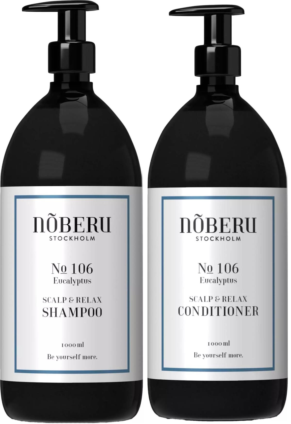 Nõberu Stockholm Scalp & Relax Bundle Shampoo 1000 ml & Conditioner 1000 ml