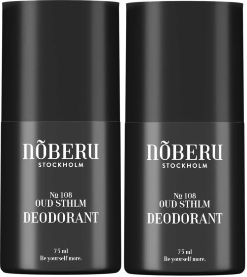Nõberu Stockholm Bundle Deodorant No 108 Oud STHLM 75 ml x 2
