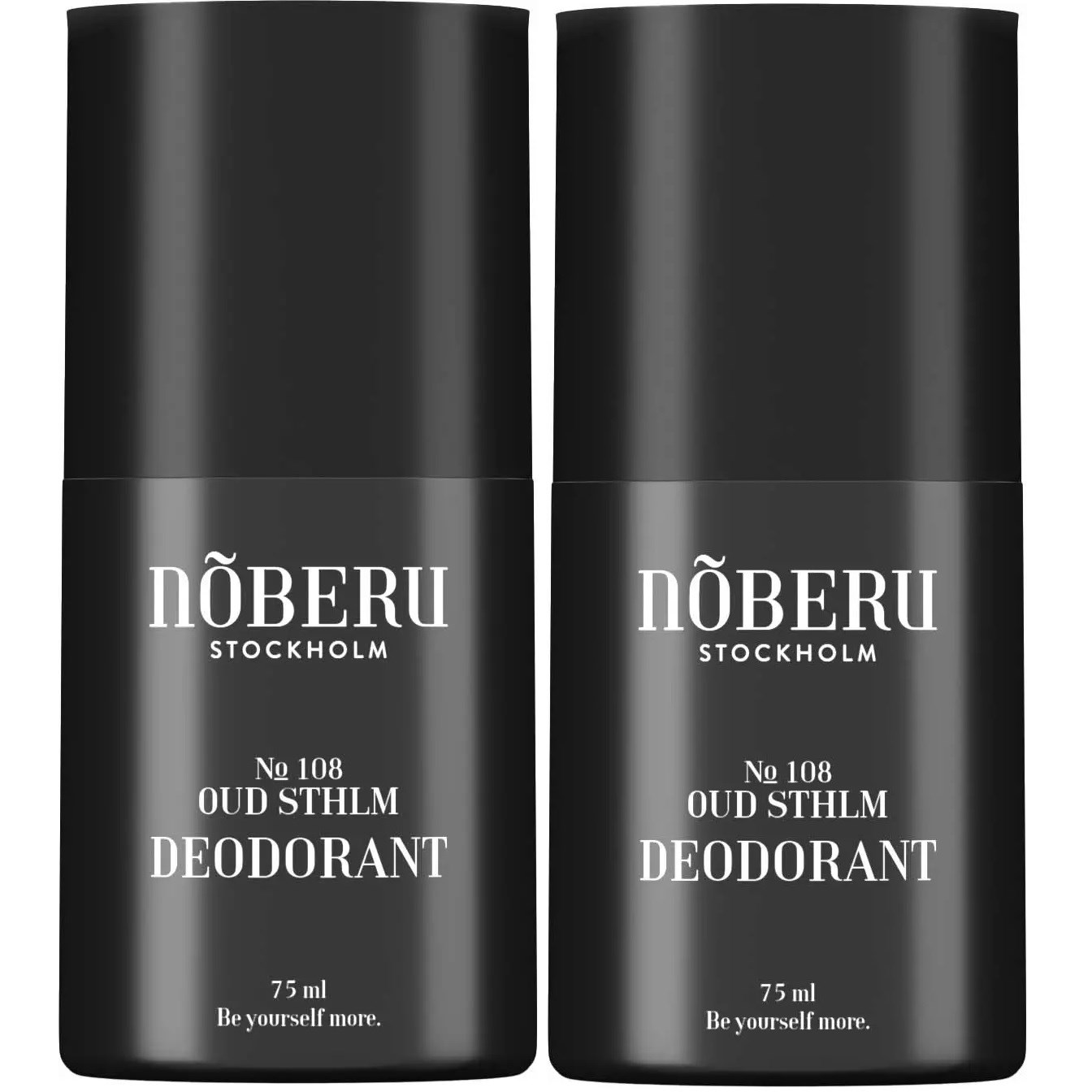 Nõberu of Sweden Bundle Deodorant No 108 Oud STHLM 75 ml x 2