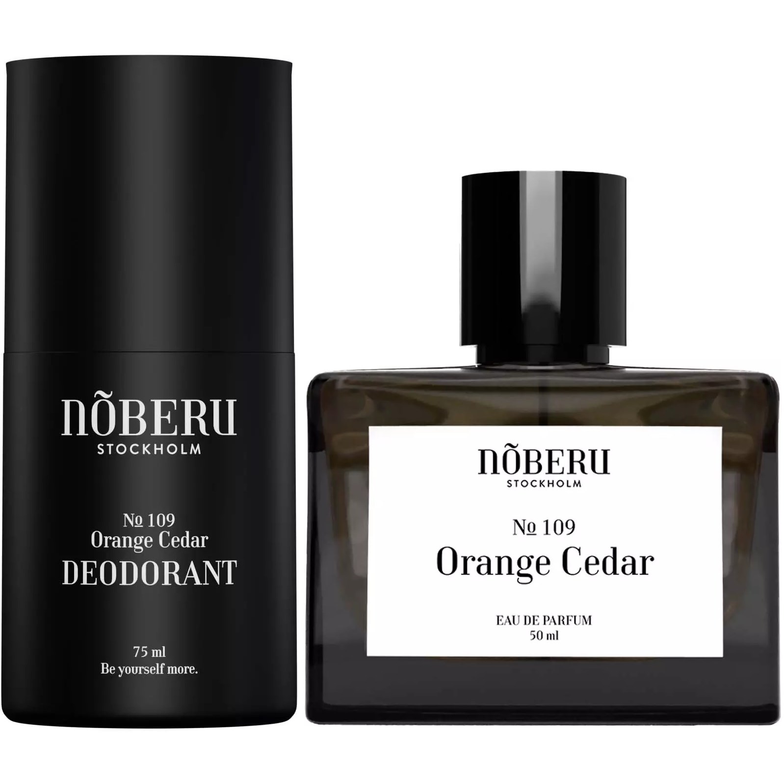 Nõberu of Sweden Bundle Orange Cedar Eau de Parfum 50 ml & Deodorant 75 ml