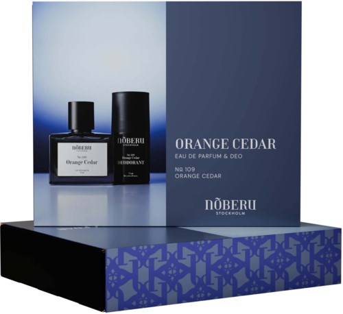 Nõberu of Sweden Fragrance Orange Cedar Gift Set
