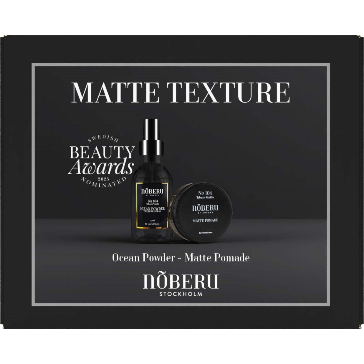 Nõberu Stockholm Giftbox Matte Texture 50+75 ml - 125 ml