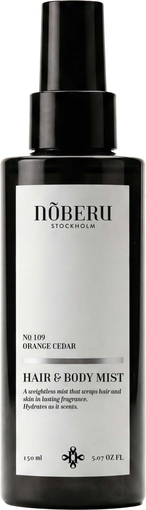 Nõberu Stockholm Hair & Body Mist Orange Cedar 150 ml