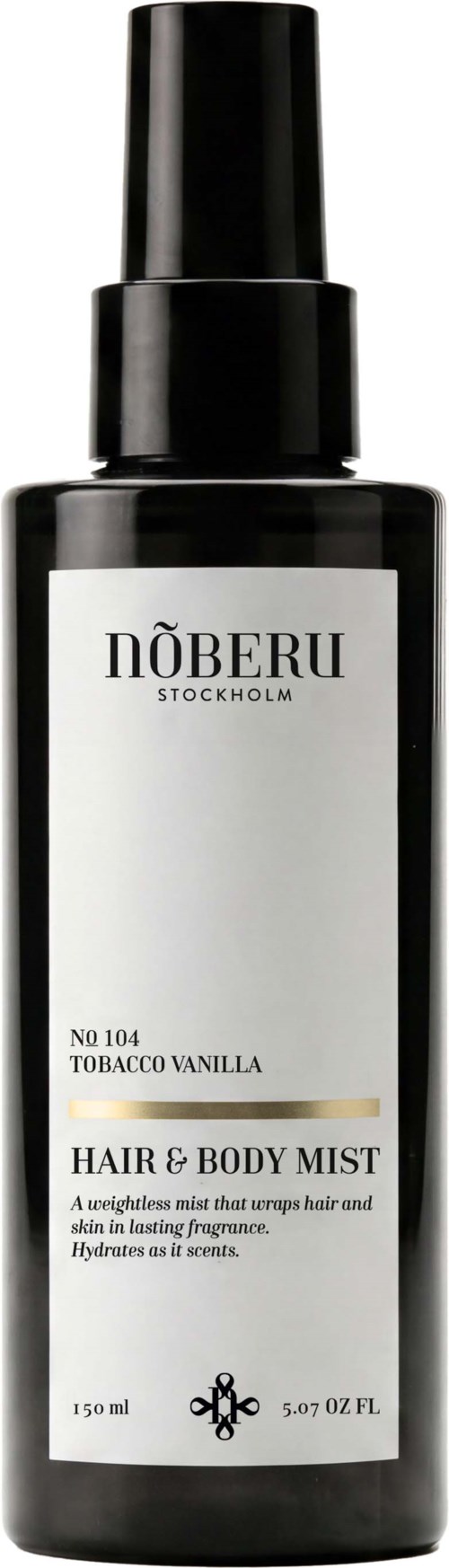 Nõberu Stockholm Hair & Body Mist Tobacco Vanilla 150 ml