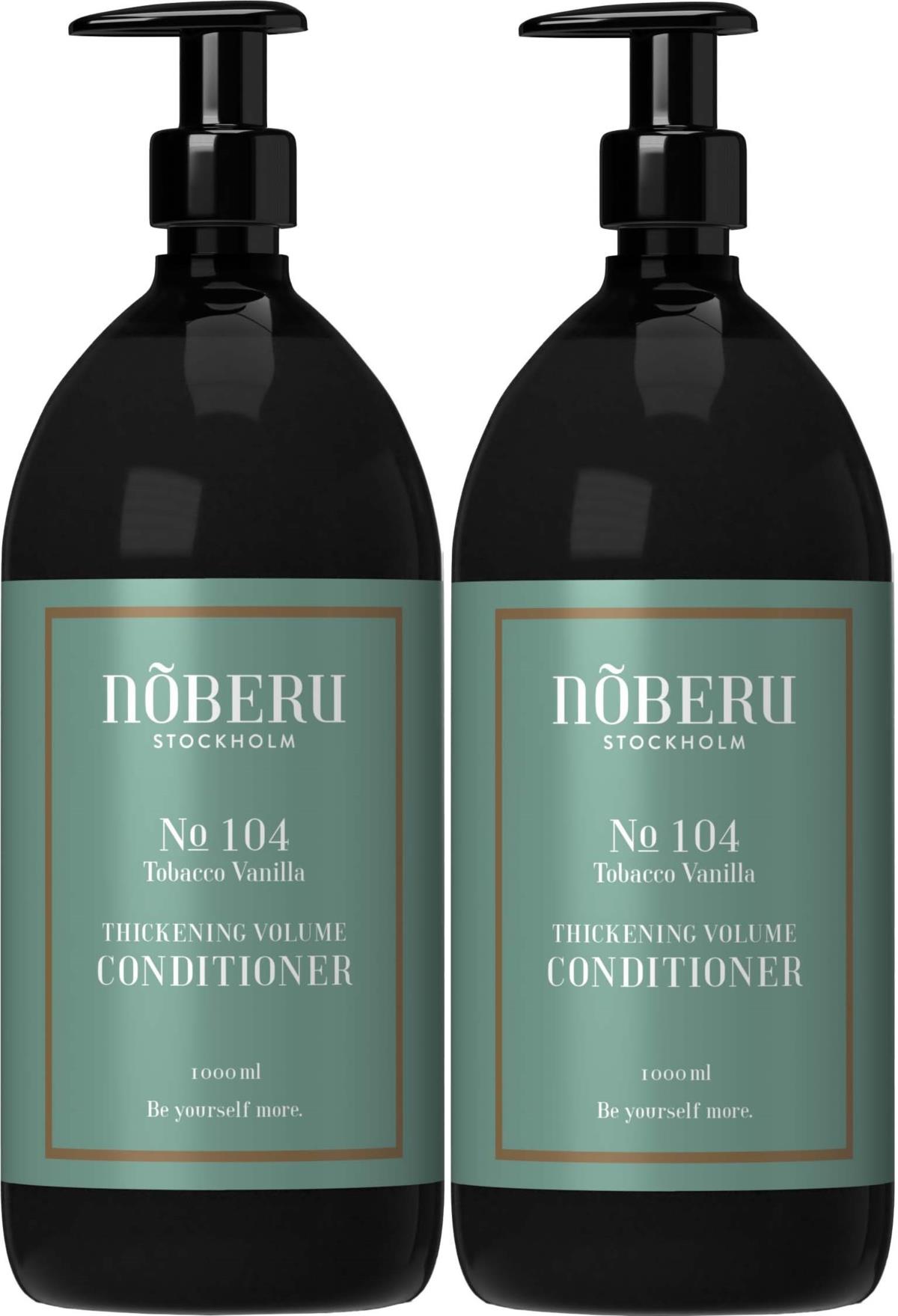 Nõberu Stockholm Thickening Volume Bundle Shampoo 1000 ml & Conditioner 1000 ml