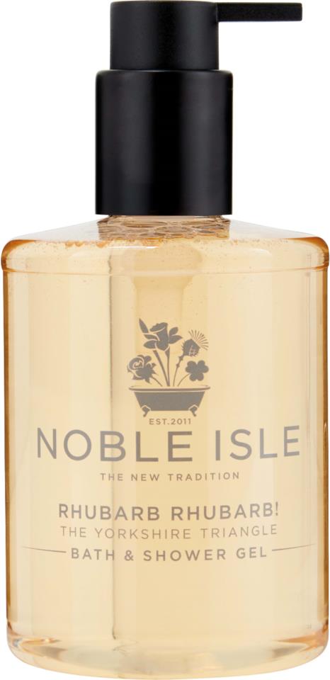 Noble Isle Rhubarb Bath & Shower Gel 250ml