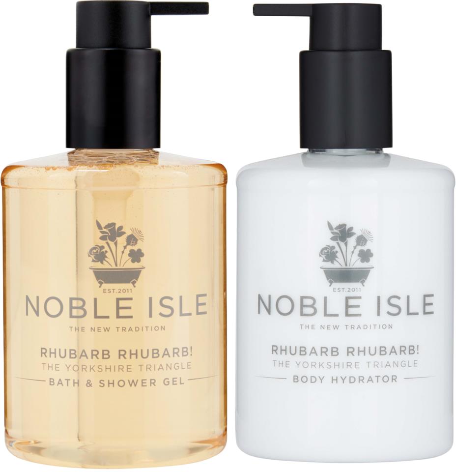 Noble Isle Rhubarb Rhubarb! Body Duo