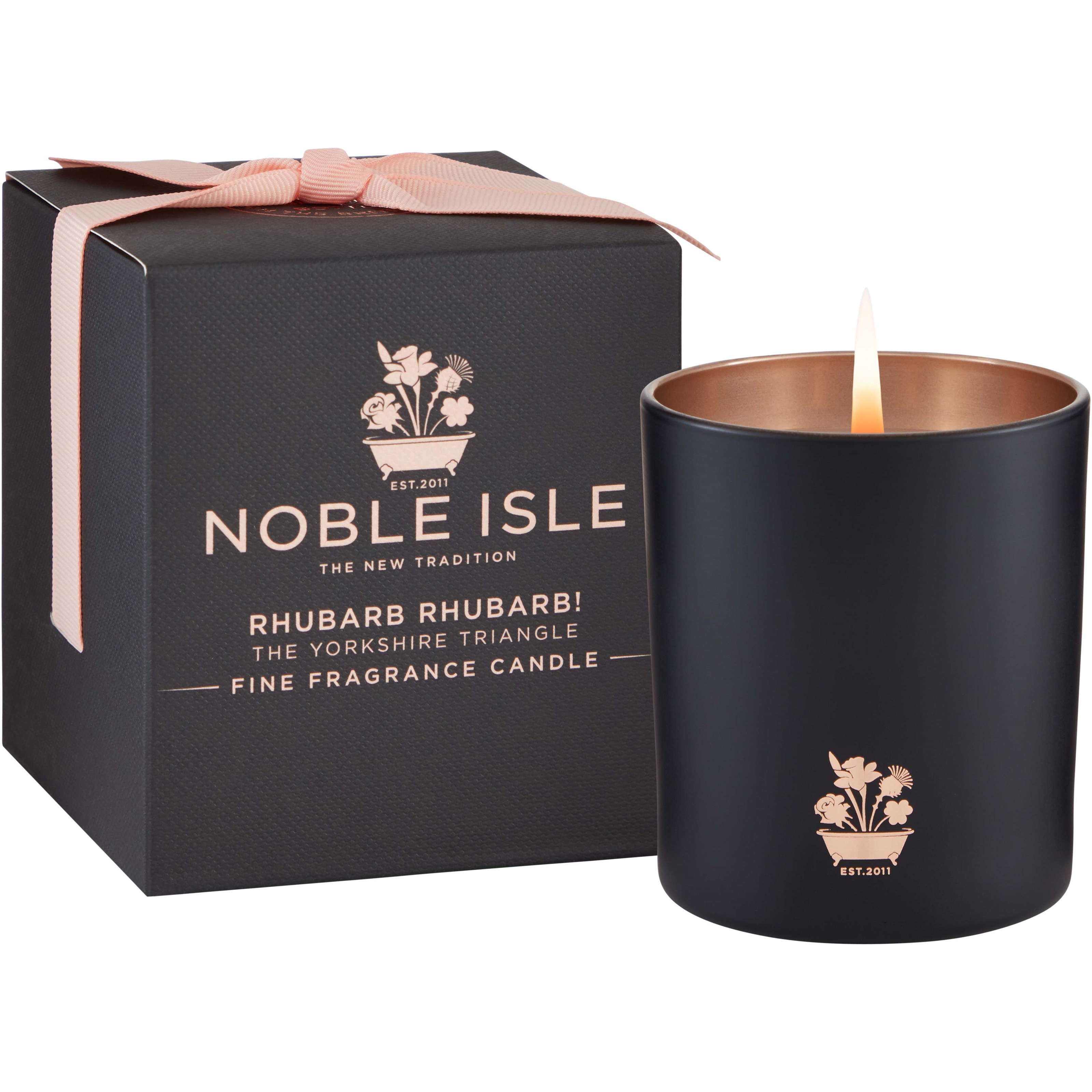 Läs mer om Noble Isle Rhubarb Rhubarb! Fine Fragrance Candle 200 g
