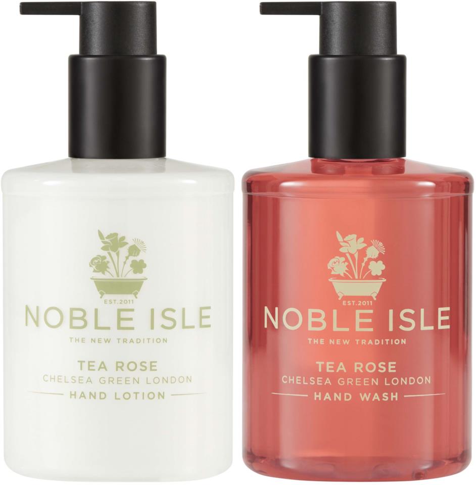 Noble Isle Tea Rose Hand Duo