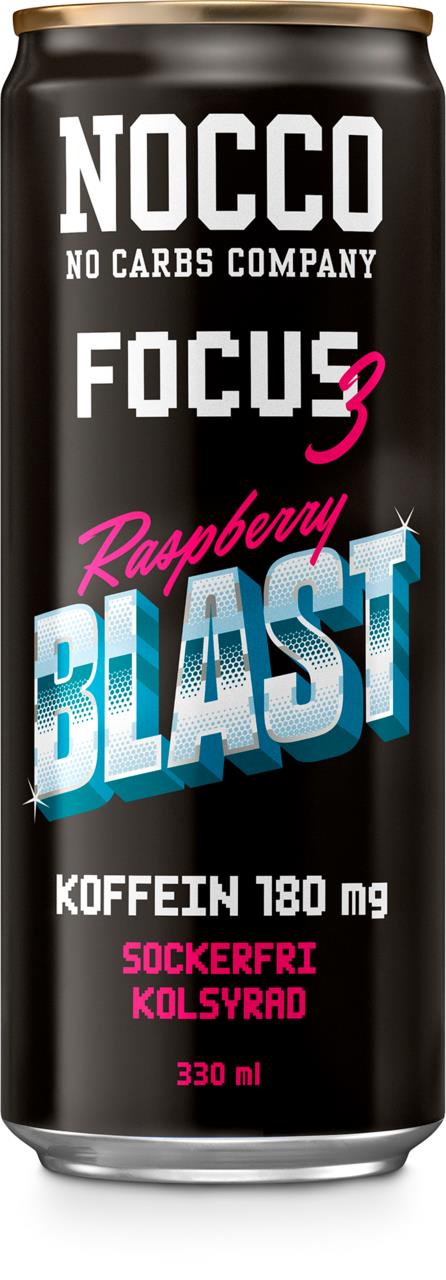 Nocco Exotic Raspberry NOCCO Focus Raspberry Blast 330 ml | lyko.com