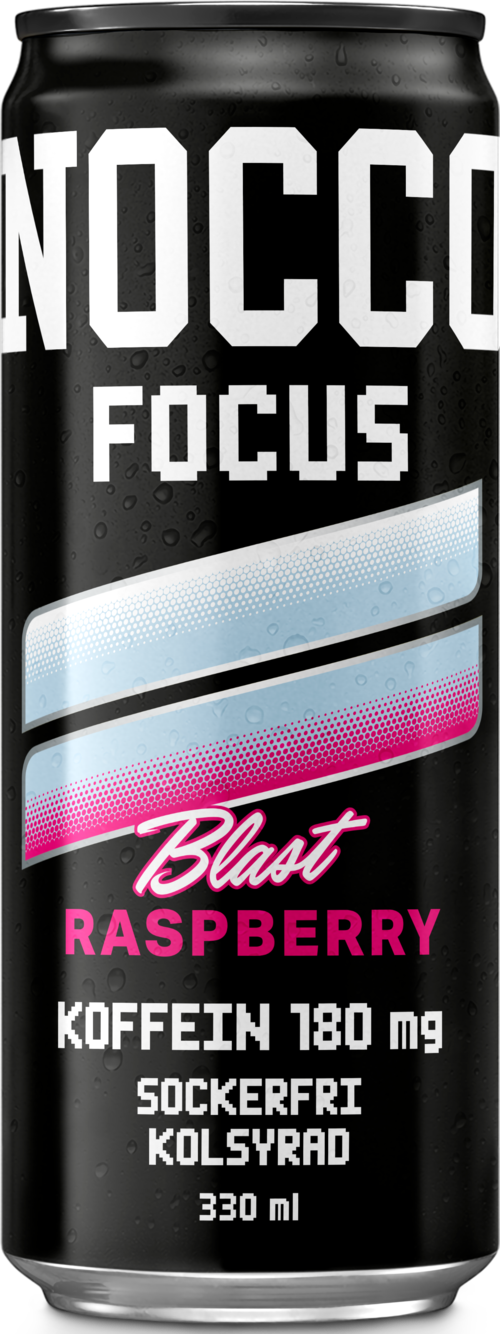 NOCCO Focus Raspberry Blast 330 ml